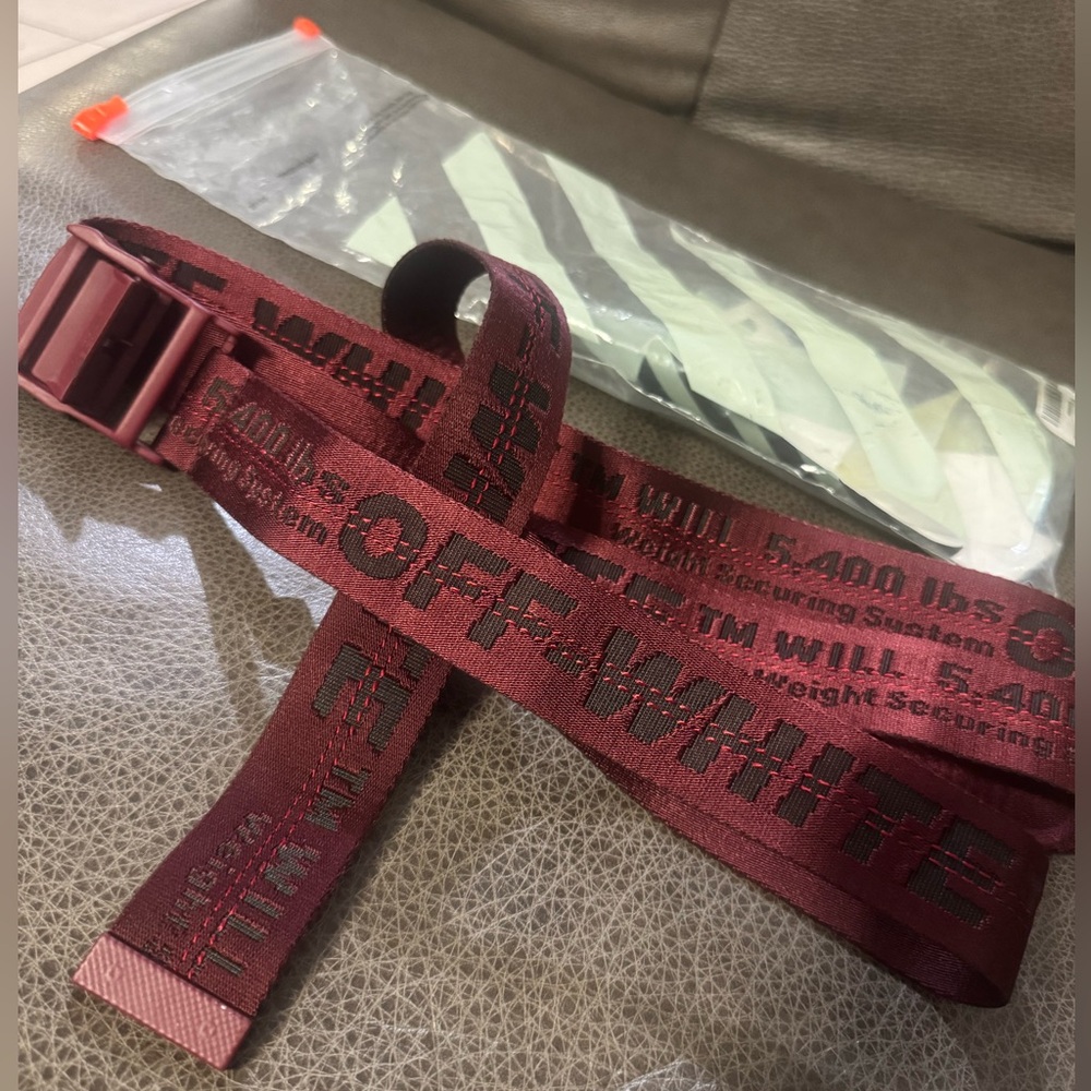 Off-White Red Belt - Picture 4 of 6
